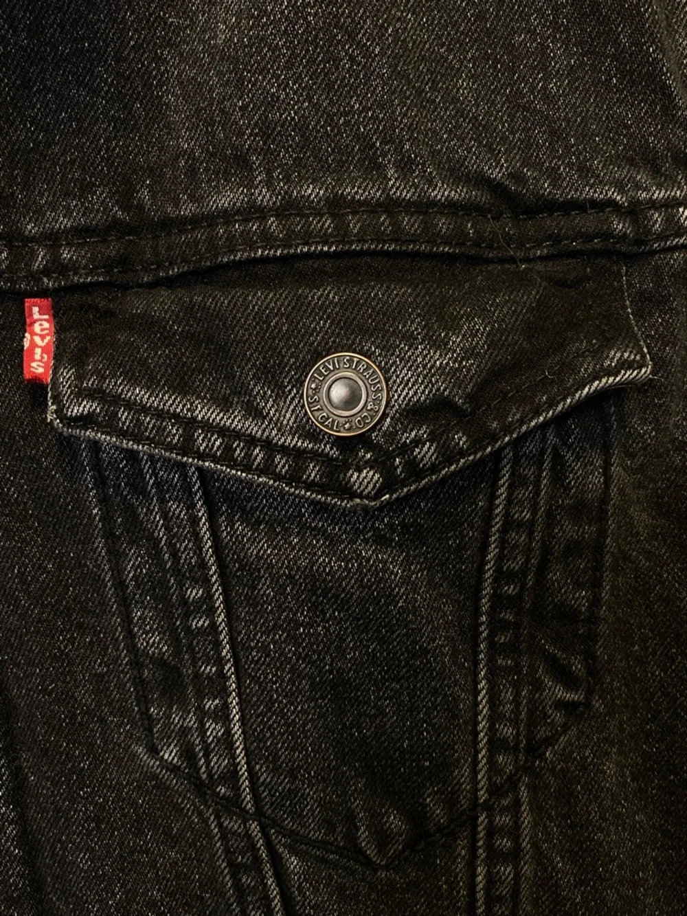 Levi's Type III Sherpa Trucker Jacket - Faded Black - L